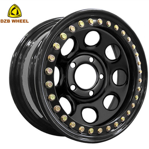 15x8 Chrom Beadlock Wheels 4x4 Stahlfelgen