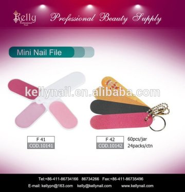 Mini nail file 100/180 disposable nail file custom printed nail file