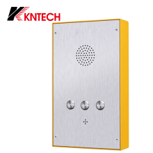 Three Buttons Intercom Knzd-48 Kntech Auto Dial Telephone
