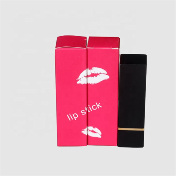 Reusable Red Coated Paper Lipstick Pack Box