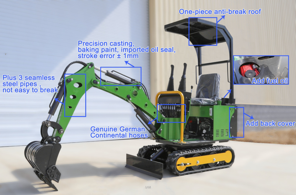 1ton Mini Excavator