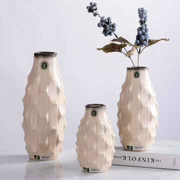 Modern Ceramic Vase for Hotel - Simple and Unique Design