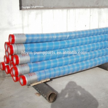 used spare parts 4"*4M rubber hoses concrete pump parts