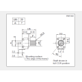 Drehpotentiometer der Serie RK09K