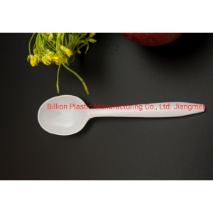 Hygienic Food Grade PP White Standard Size Disposable Spoon