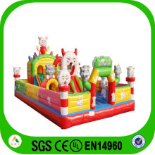 certificate inflatable cartoon castle funny bouncy castle