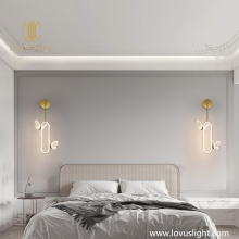 Creative custom butterfly wall lamp Villa bedroom decorative wall lamp light luxury wall lamp