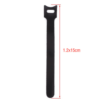 100 PCS Reusable Black Nylon Cable Tie