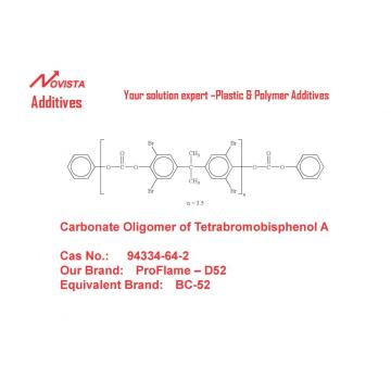 Fenoxy-eindstandig carbonaat Oligomeer van tetrabroombisfenol A BC-52 94334-64-2