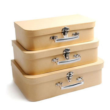 Handmade Cardboard Suitcase Paper Box