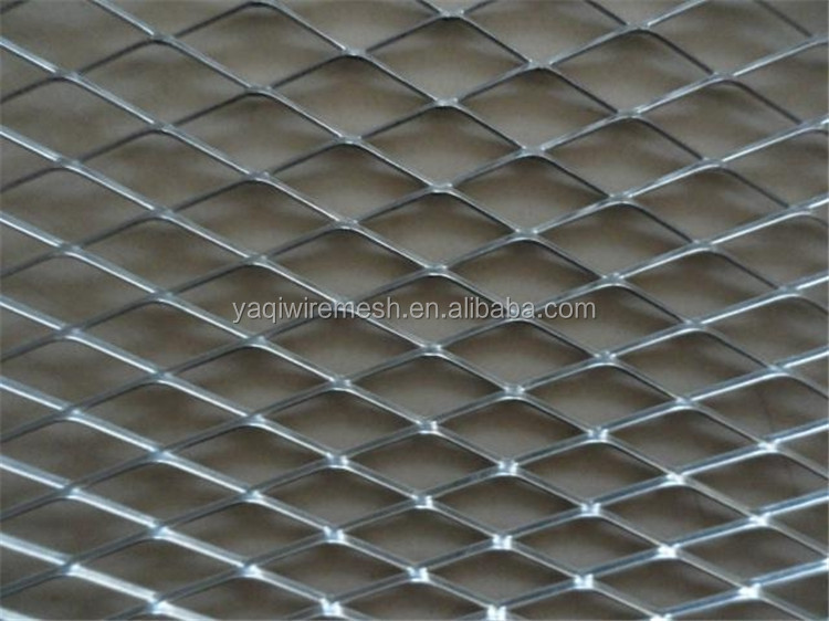 diamond stretched expanded metal polished stainless steel expanded metal mesh