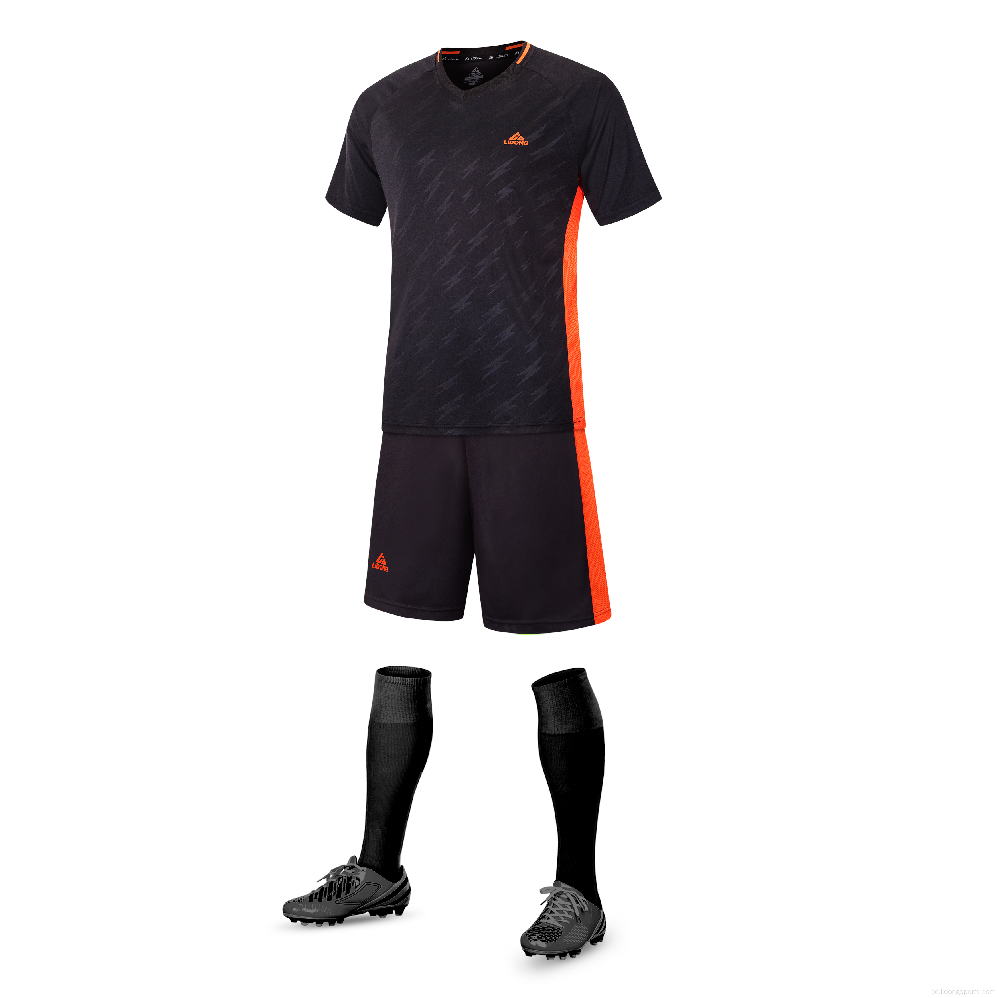 Crianças da Copa do Mundo de Futebol Crianças definem camisas de futebol