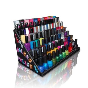 Black Acrylic Nail Polish Display Plinth