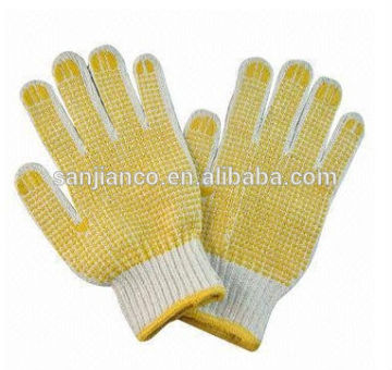 2014 cycling anti-slip work gloves/yellow serving gloves