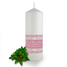 Baptism Candles / White Memorial Candles