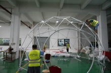 Cheap geo-dome tent