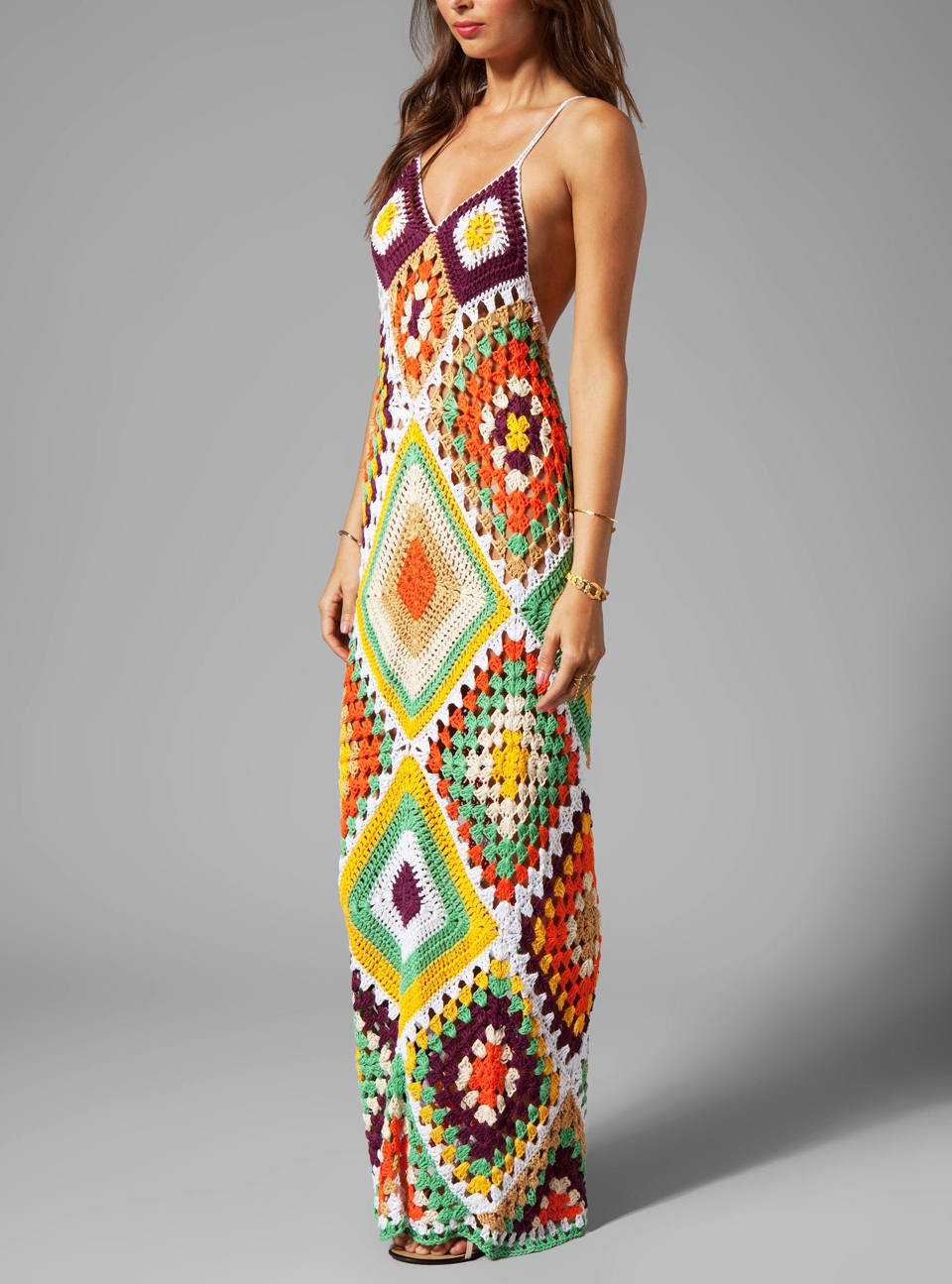 3 1 Crochet Maxi Dress