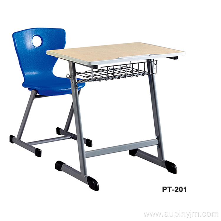 School chair with writing board and training chair