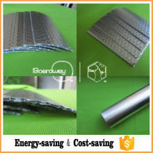 Aluminum foil reflective bubble insulation material