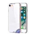 Bianco elegante caso iphone8 plus imd personalizzato