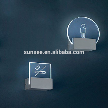 12v acrylic led restroom signs