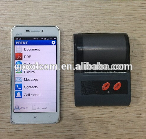 Cheap Android Bluetooth Mobile Printer with Free App for Printing PDF File