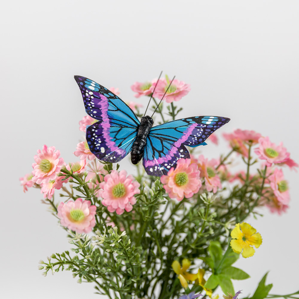 Artesanía de mariposa con papel de seda