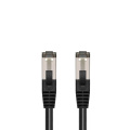 Black Double-Shielded Cat8 Patch Cable