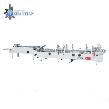 Automatic Lead Edge Advanced Pasting Corrugated Cardboard Cup Sleeve Folder Gluer ZH-800B