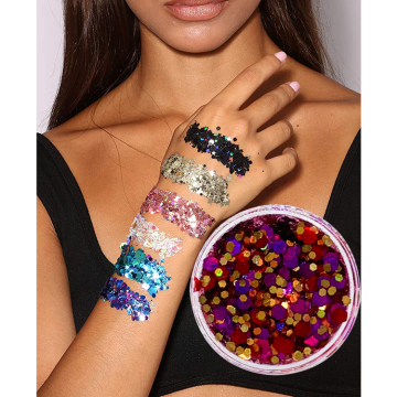 Quality Assurance Durable Gel Glitter Makeup Body Decoration Glitter Gel