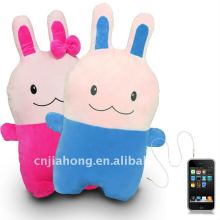 plush cartoon music pillow