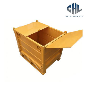 Yellow Steel Storage Container