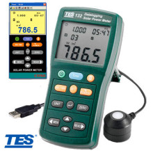 TES-132 Solar Power Meter with USB Datalogger