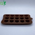 Khuôn xà phòng sô cô la silicone hình trái tim tùy chỉnh