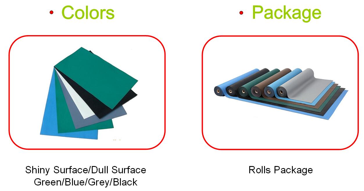 Best Prices Antistatic Working ESD Rubber Matting