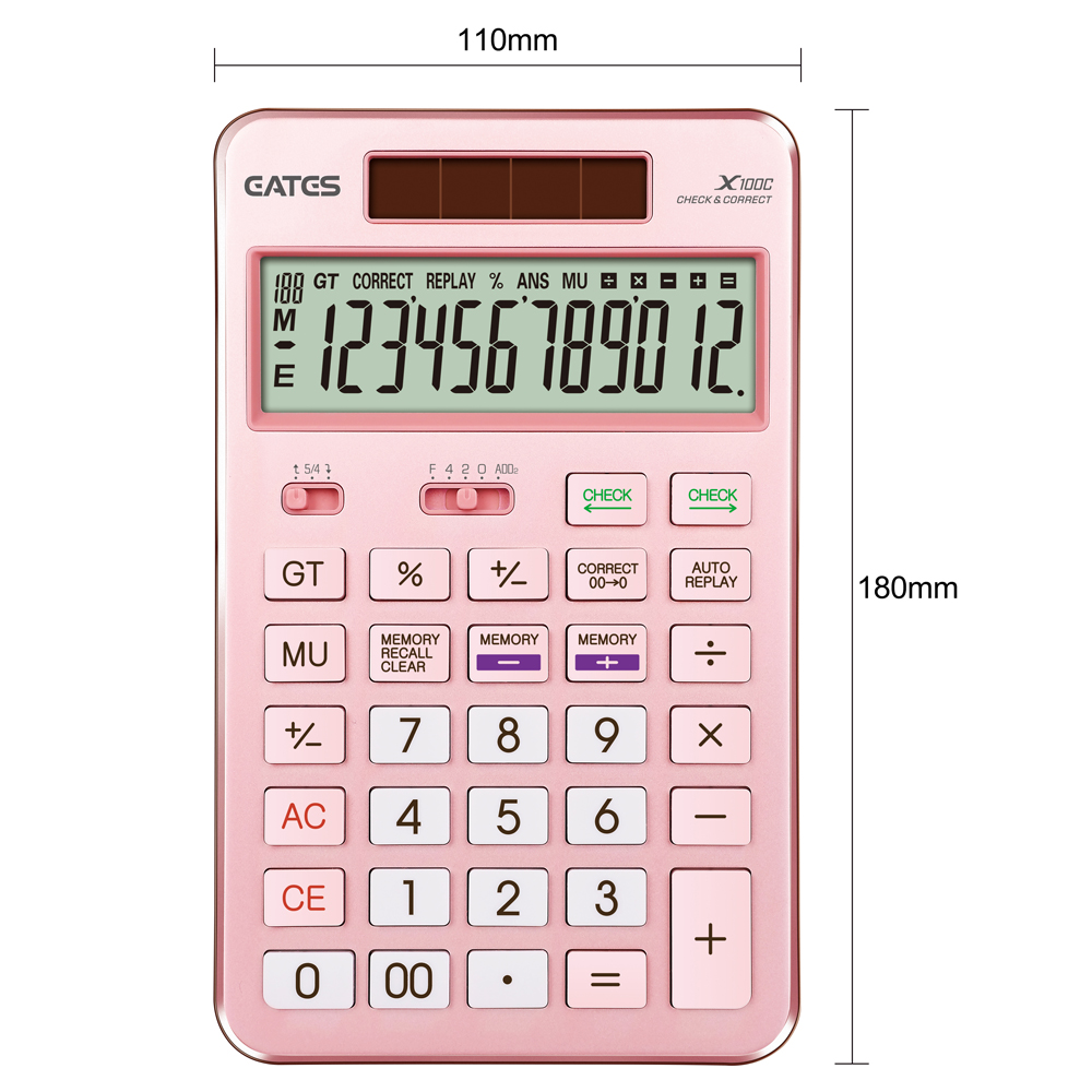 Hot Selling Promotional Gift Calculator Laser Engraving OEM Check Correct Function Calculator