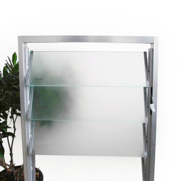 5mm 4mm obscure clear louver glass price for windows
