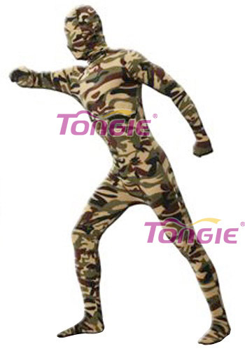 Army Uniform Military Camouflage Zentai Clothing