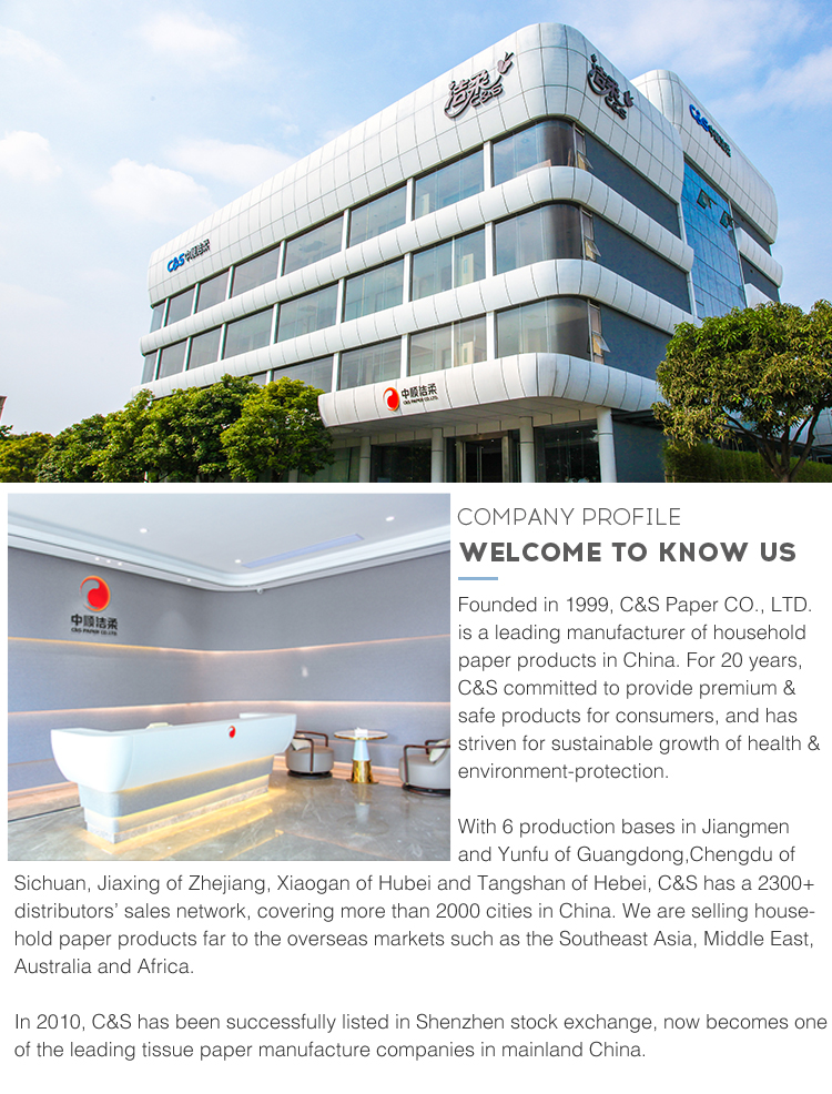 High Quality Soft Texture Ultrathick Biodegradable Pulp White Tissue Roll