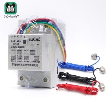 Free Shipping DF96D Auto Water Level Controller AC220V 5A Din Rail Mount Float Switch With 3 Probes Pump