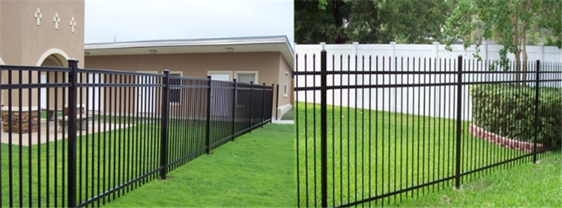 ornamental aluminum fence