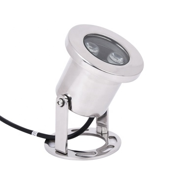 Luz de suelo de agua LED IP68 de acero inoxidable 3W