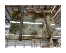 High Quality Multicolor Green Onyx Polished Stones for Countertops and Walls