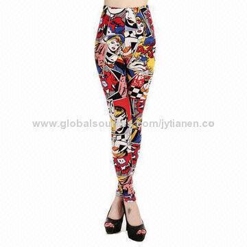 Women's Sexy Stretch Pants for Women Juniors with Designs, OEM and ODM Orders are Welcome