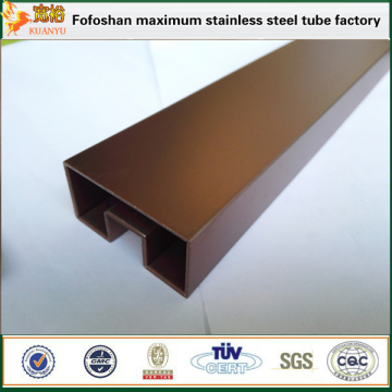 316 pvd plating color stainless steel coffee gush arenceous inox colored pipe