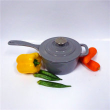 Long Handle Cast iron Saucepan