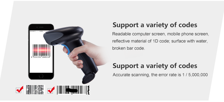 barcode scanner with stand