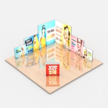 Hot Sale LED Lightboxes, Exhibition Booths, and Trade Show Stands: 3x6 Exhibition Displays