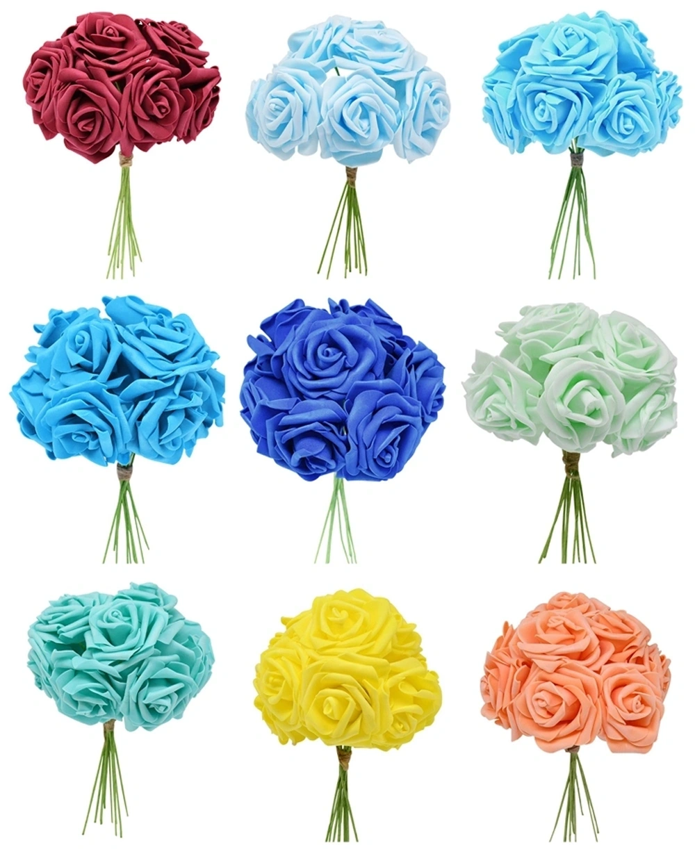 Colorful Rose Bouquet Artificial Flowers