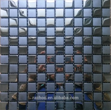 Shinny surface crystal glass mosaic kitchen backsplash bathroom wall tile